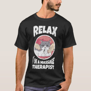 T-shirt Détendez-vous dans un masseur de thérapie de massa