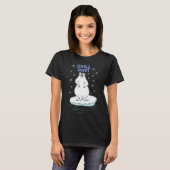 T-shirt Détendez-vous ! Ours polaire (Devant entier)