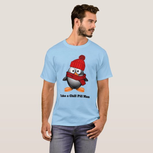 T-shirt Détends-toi, mec (Devant entier)