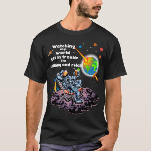 T-shirt Détente de l'astronaute