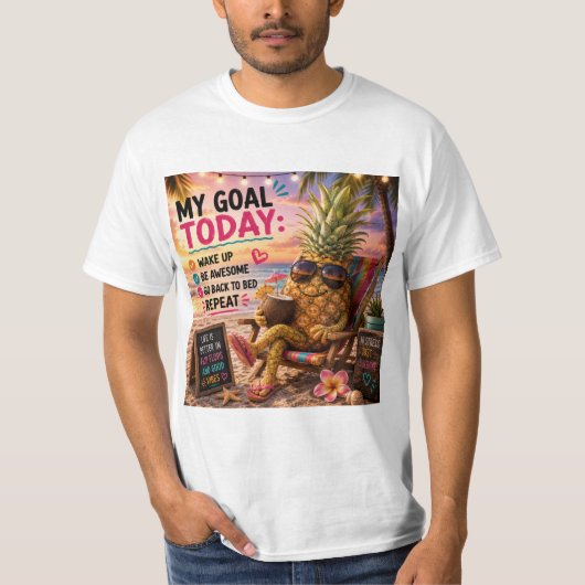 T-shirt détente d'été (Devant)