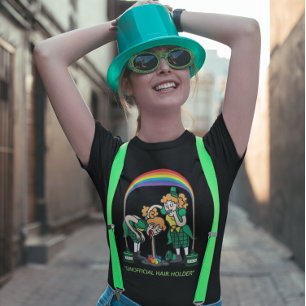T-shirt "Détenteur de Cheveux Non Officiel" St. Patrick's