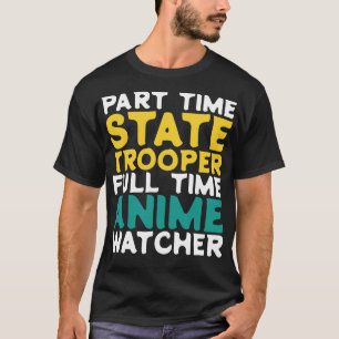 T-shirt Détenteur d'état à temps partiel à temps plein
