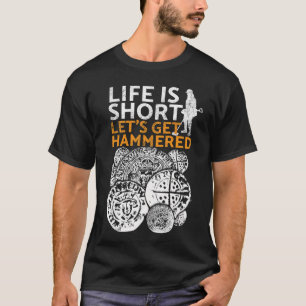 T-shirt Détenteurs de détecteurs de métaux de pièces frapp