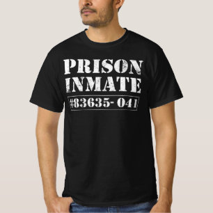 T-shirt Détenu à la prison - Détention évadée
