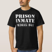 T-shirt Détenu en prison - Condamnation évincée Robe de fa (Devant)