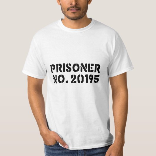 T-shirt Détenu n° 20195 (Devant)