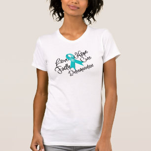 T-shirt Détermination d'espoir d'amour de sclérodermie