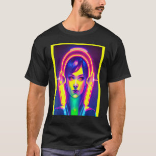 T-shirt Déterminé Je suis Filles Colorée Lets GO Filles Mu