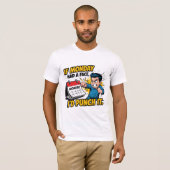 T-shirt Déteste lundi (Devant entier)
