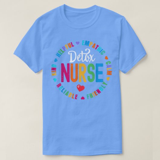 T-shirt Deto Infirmière Escadron Appréciation Semaine Merc (Design devant)