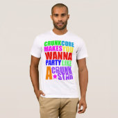 T-shirt d'étoile de Crunk (Devant entier)