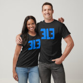 T-shirt Détroit 313 (Unisexe)