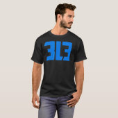 T-shirt Détroit 313 (Devant entier)