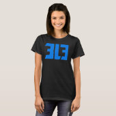T-shirt Détroit 313 (Devant entier)