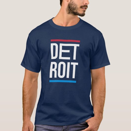 T-shirt Detroit city logo design (Devant)