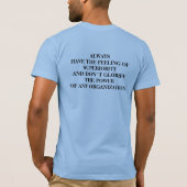 T-SHIRT DÉTROIT - LA PUISSANCE (Dos)