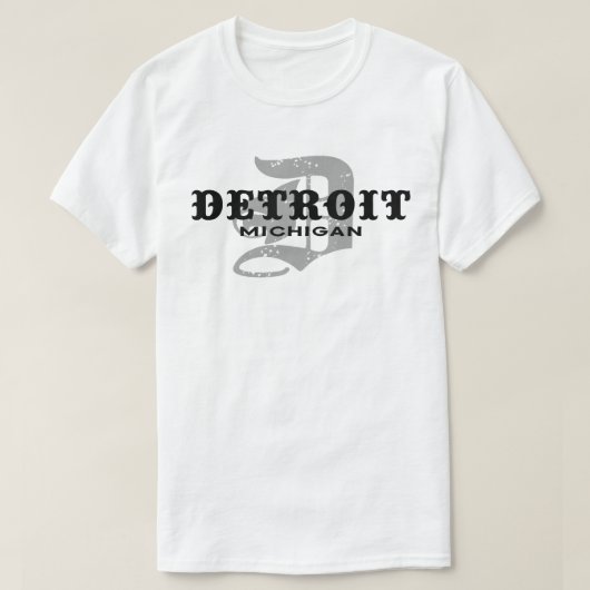 T-shirt Detroit Michigan (Design devant)