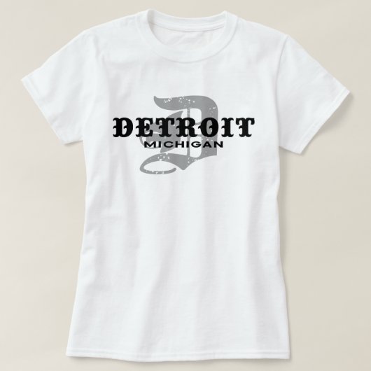 T-shirt Detroit Michigan (Design devant)