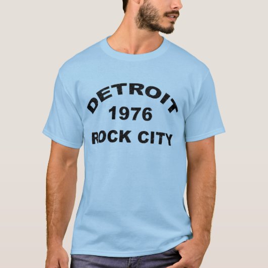 T-SHIRT DETROIT ROCK CITY 1976 (Devant)