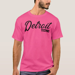 T-shirt Detroit Techno - Classique Vintage Edm Rave Dj Cad