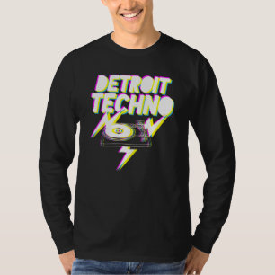 T-shirt Detroit Techno House Music Festival Favori Edm D