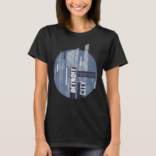 T-shirt Detroit Techno Music 88 Original Rétro Techno Hous