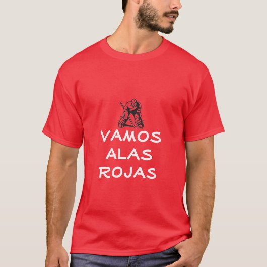 T-shirt Detroit Vamaos hélas Rojas (Devant)