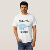 T-shirt Détruisez les baleines (Devant entier)