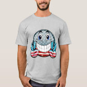 T-shirt Deuces Peace Smile (Devant)
