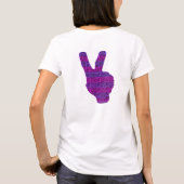 T-shirt Deuces - rose et violet (Dos)