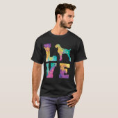 T-shirt Deutsch Drahthaar Love (Devant entier)