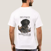 T-shirt Deutsch Drahthaar, un fantastique faisan et caille (Dos)