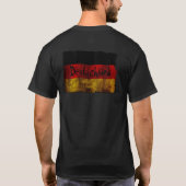 T-shirt Deutsch Flagge - Vintage... (Dos)