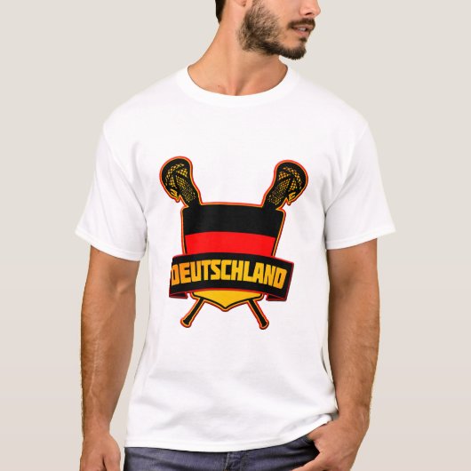 T-shirt Deutsch Lacrosse (Devant)