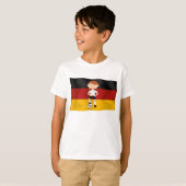 T-shirt Deutschland Allemagne Fußball Mädchen 3 (Devant entier)