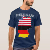 T-shirt Deutschland Allemagne pour la famille du patrimoin (Devant)