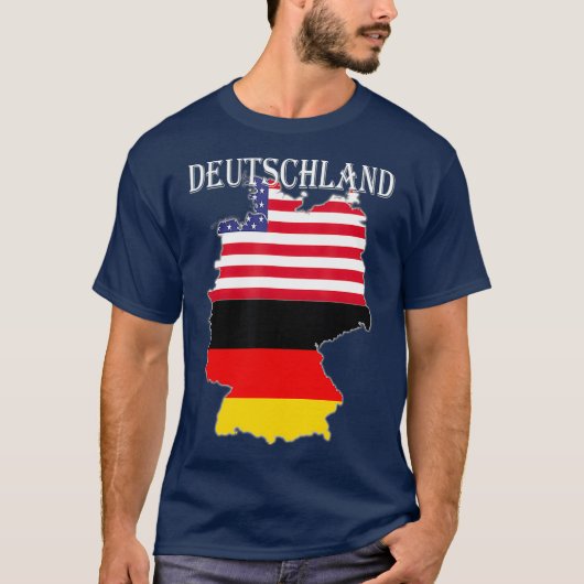 T-shirt Deutschland Allemagne pour la famille du patrimoin (Devant)