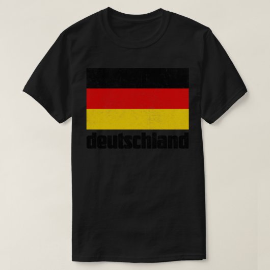 T-shirt Deutschland Allemagne style dépoli (Design devant)