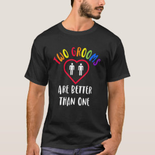 T-shirt Deux 2 Salles Sont Meilleures Qu'Une Gay LGBT Enga