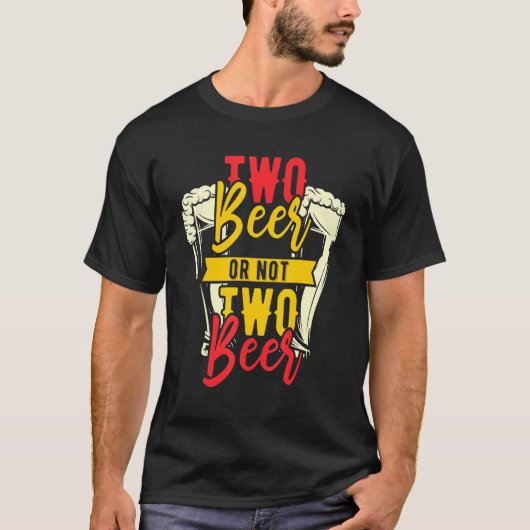 T-shirt Deux alcools de bière (Devant)