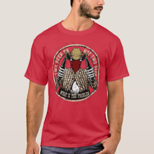 T-shirt Deux bières ou pas deux bières cowboy