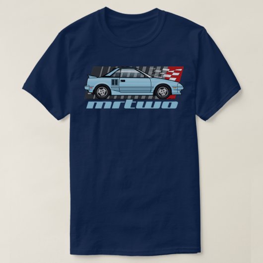 T-shirt Deux bleus (Design devant)