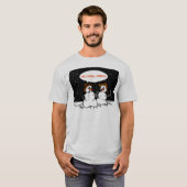 T-SHIRT DEUX BONHOMMES DE NEIGE (Devant entier)
