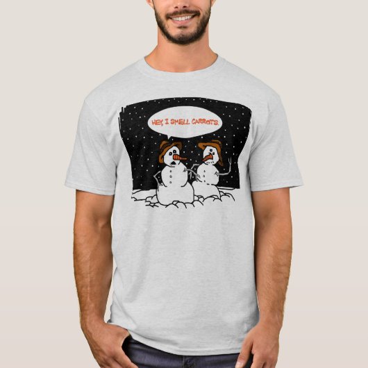 T-SHIRT DEUX BONHOMMES DE NEIGE (Devant)