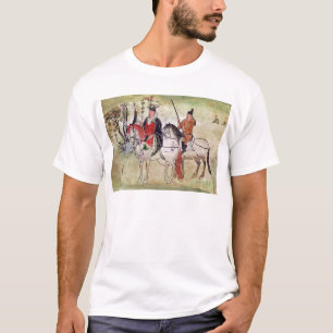 T-shirt Deux cavaliers dans un paysage