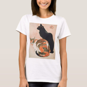 T-shirt Deux Chats Du Théophile Alexandre Steinlen