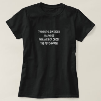 T-shirt DEUX CHEMINS DIVERGÉS - Blanc