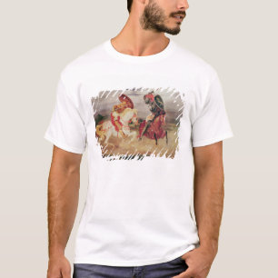 T-shirt Deux chevaliers combattant dans un paysage, c.1824