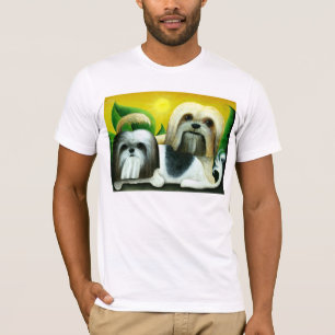 T-shirt Deux chiens de Shih Tzu